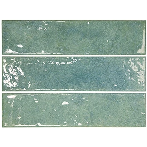 Керамогранит DNA Tiles Mediterraneo Isla глянцевый бирюзовый 0,529 м2 28x7 см