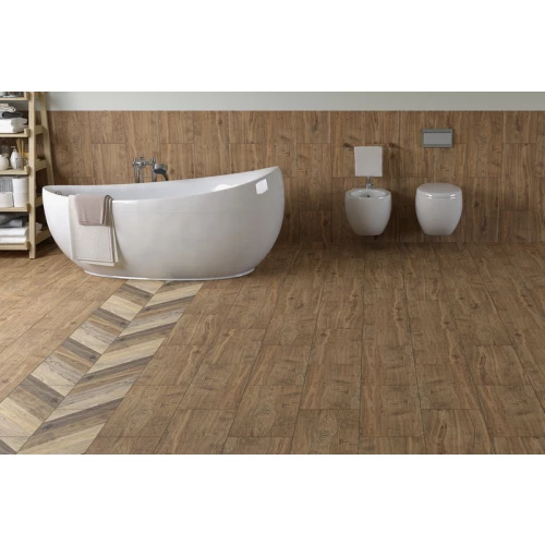 Керамогранит Керамин Ноттингем 6 матовый светло-коричневый 1,62 м2 60х30 см