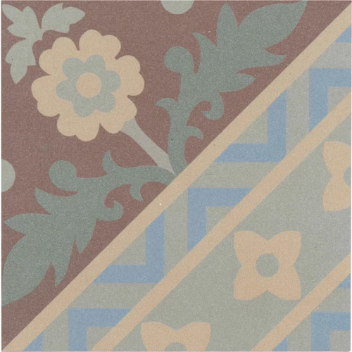 Керамогранит Revoir Paris Бель Истуар Йеан / Bel Histoire Jean матовый многоцветный VVS1515_019 15х15 см