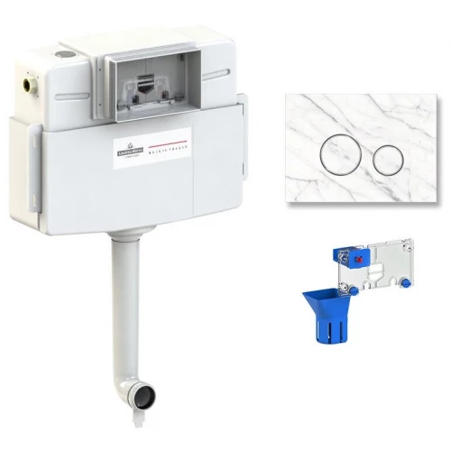 Комплект бачка скрытого монтажа для приставного унитаза Lavinia Boho Relfix 77030082 (комплект 3 в 1)