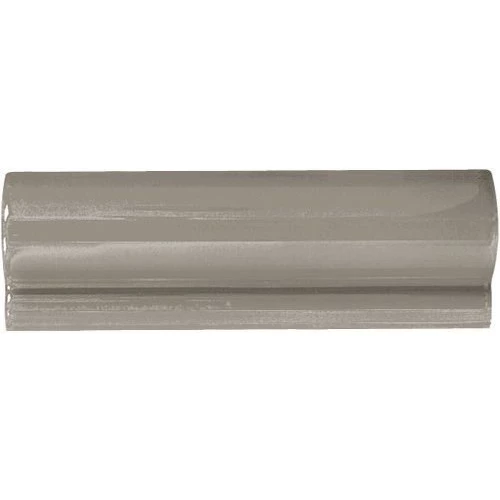 Плитка настенная Ape Ceramica Vintage Moldura Grey глянцевая серая A018969 15х5 см