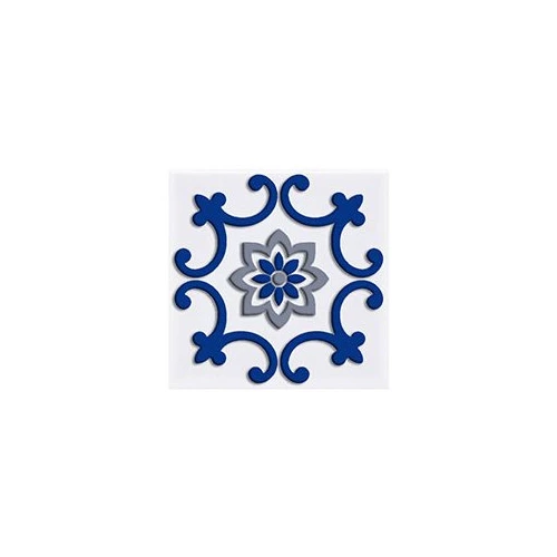 Декор Нефрит-Керамика Сиди-Бу-Саид синий 04-01-1-02-03-65-1001-3 9,9х9,9 см