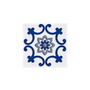 Декор Нефрит-Керамика Сиди-Бу-Саид синий 04-01-1-02-03-65-1001-3 9,9х9,9 см