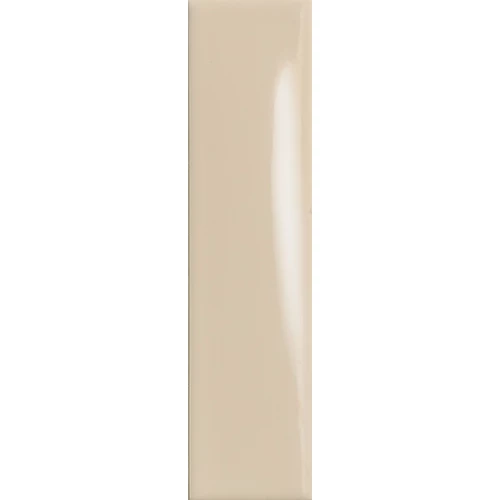 Плитка керамическая 41zero42 Италик Плаин Беиге Лух / Italic Plain Beige Lux глянцевая бежевая 4101081 20х5 см
