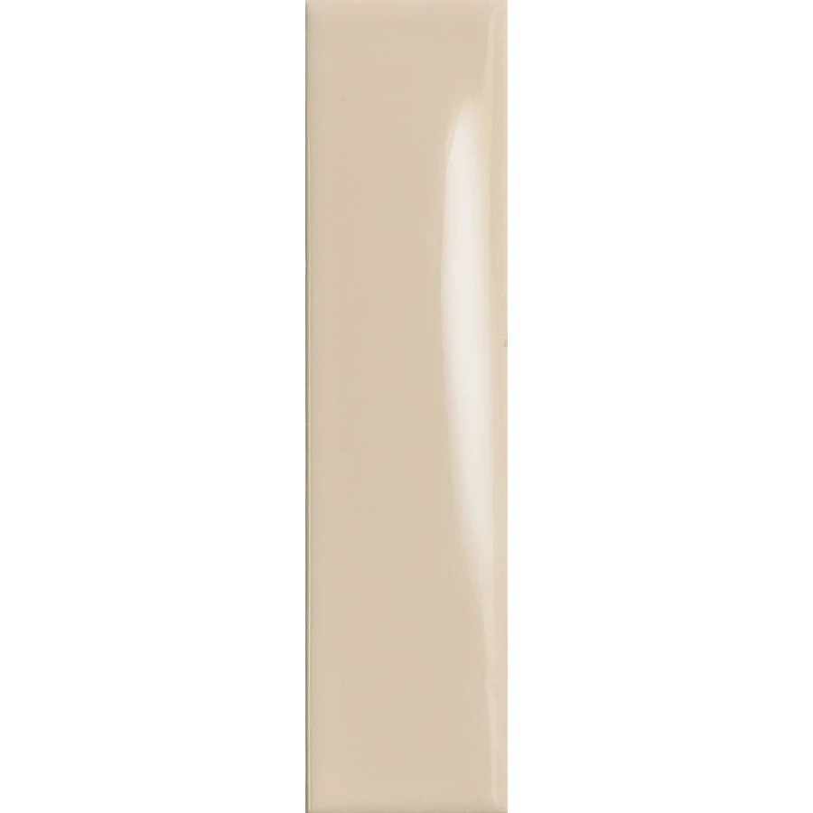 Плитка керамическая 41zero42 Италик Плаин Беиге Лух / Italic Plain Beige Lux глянцевая бежевая 4101081 20х5 см
