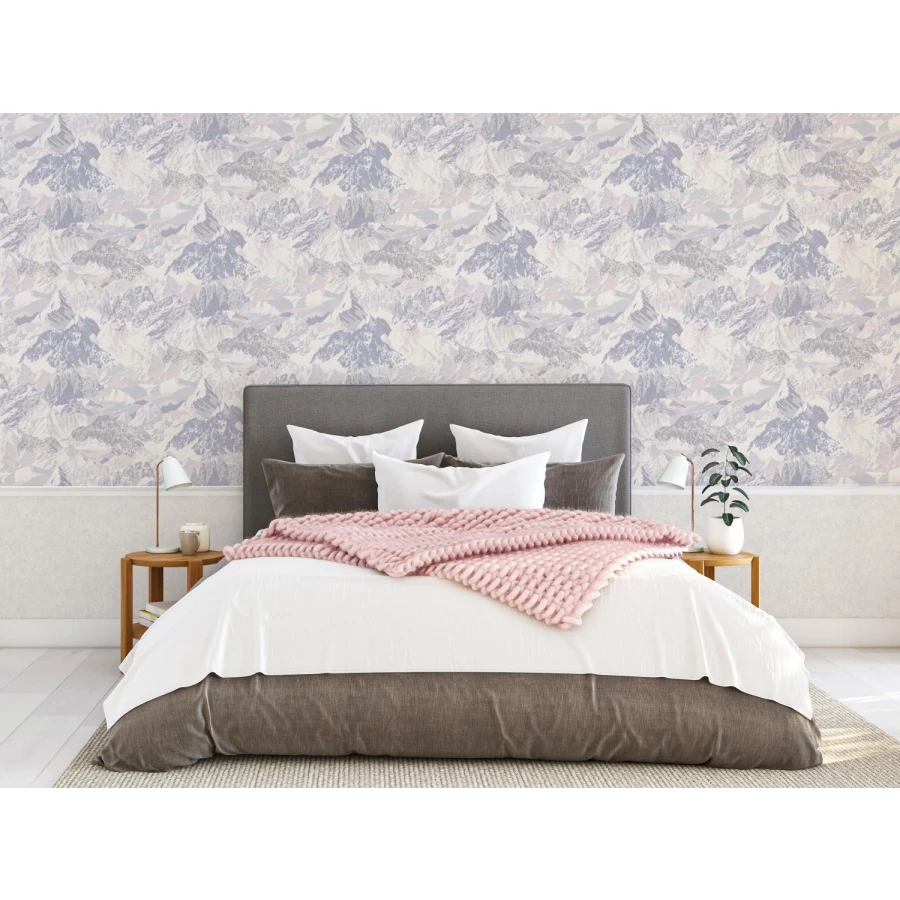 Обои флизелиновые Palitra Home HomeColor Mount бежевые HC31147-14 1.06х10.05 м