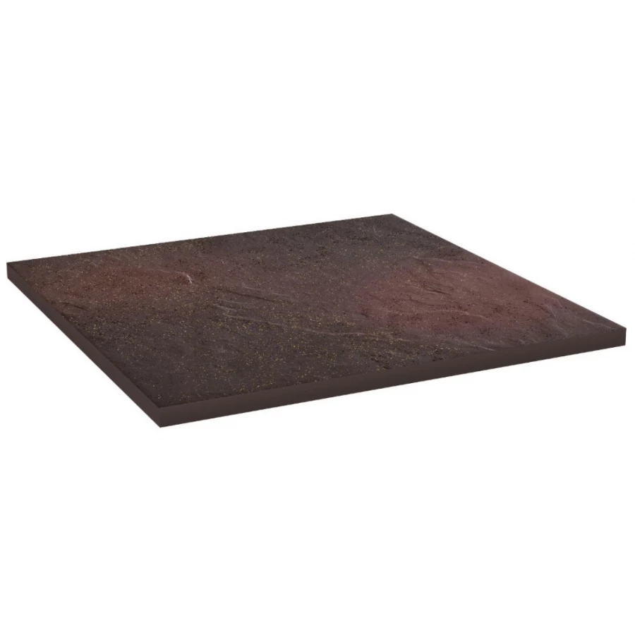 Плитка клинкерная базовая Ceramika Paradyz Semir Rosa Klinkier B1a матовая коричневая 30x30 см