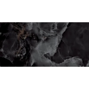 Керамогранит Laparet Andora Black полированный чёрный 120х60 см