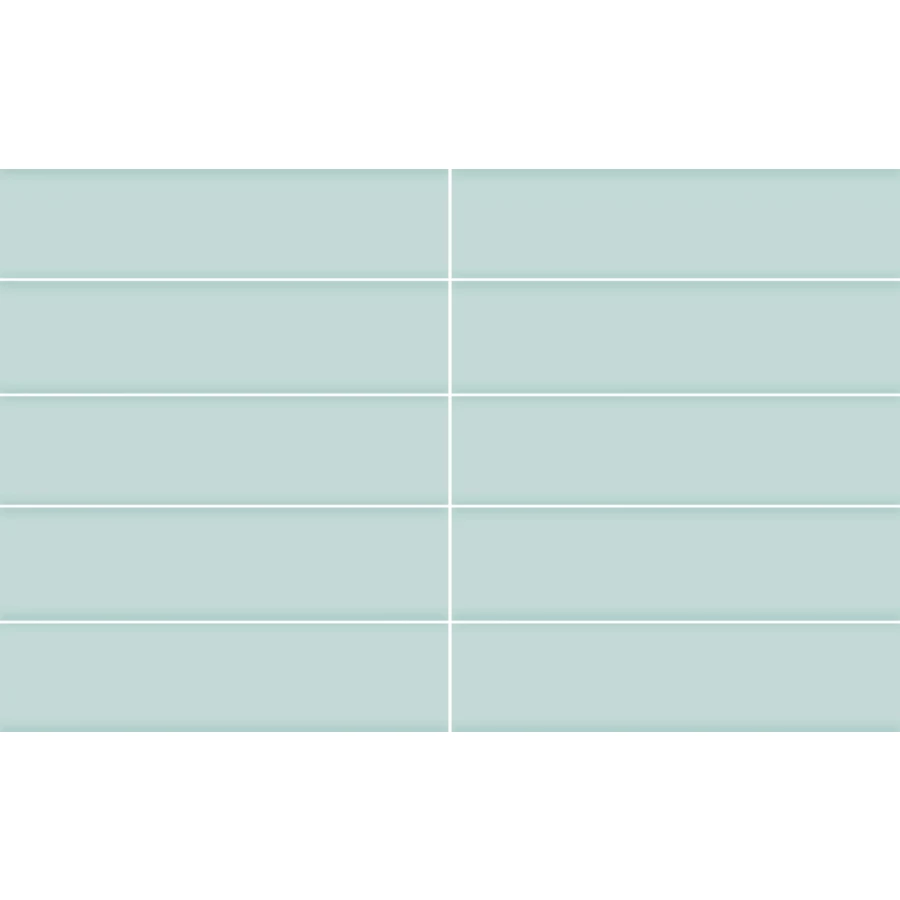 Плитка настенная Creto Aquarelle Sky матовая голубая 1,008 м2 12-01-4-29-10-14-2562 24х5,8 см