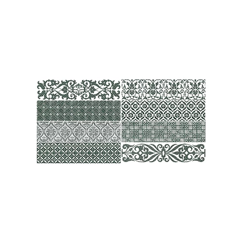 Керамогранит Gayafores Bricktrend Rev. Deco white 46х33,2 см