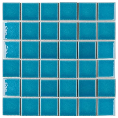 Керамическая мозаика Starmosaic Crackle Light Blue Glossy 30,6х30,6 см