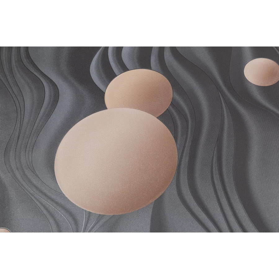 Обои флизелиновые Palitra Home HomeColor Soda черные HC72061-48 1,06х10,05 м