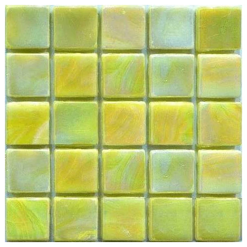 Стеклянная мозаика Art&Natura Classic Glass Linda 4 15x15 глянцевая желтая linda4 29,5х29,5 см