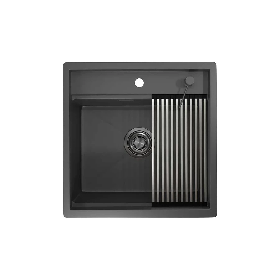 Кухонная мойка Granula 5051, графит матовый