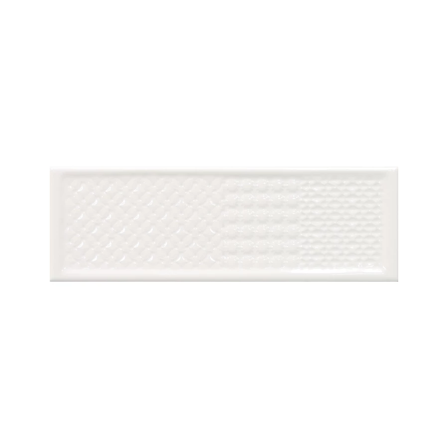 Керамическая плитка Cifre Decor titan glaciar белый 30,5*10 см