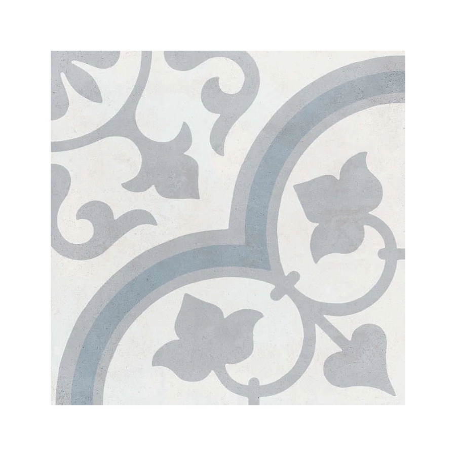 Керамогранит Harmony Peronda Havana Silver Ornate серо-голубой 3386037269 22,3x22,3 см