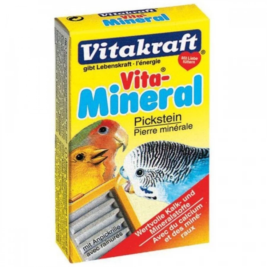 Камень для волнистых попугаев Vitakraft Vita Mineral Pick Stone минеральный 35 г 