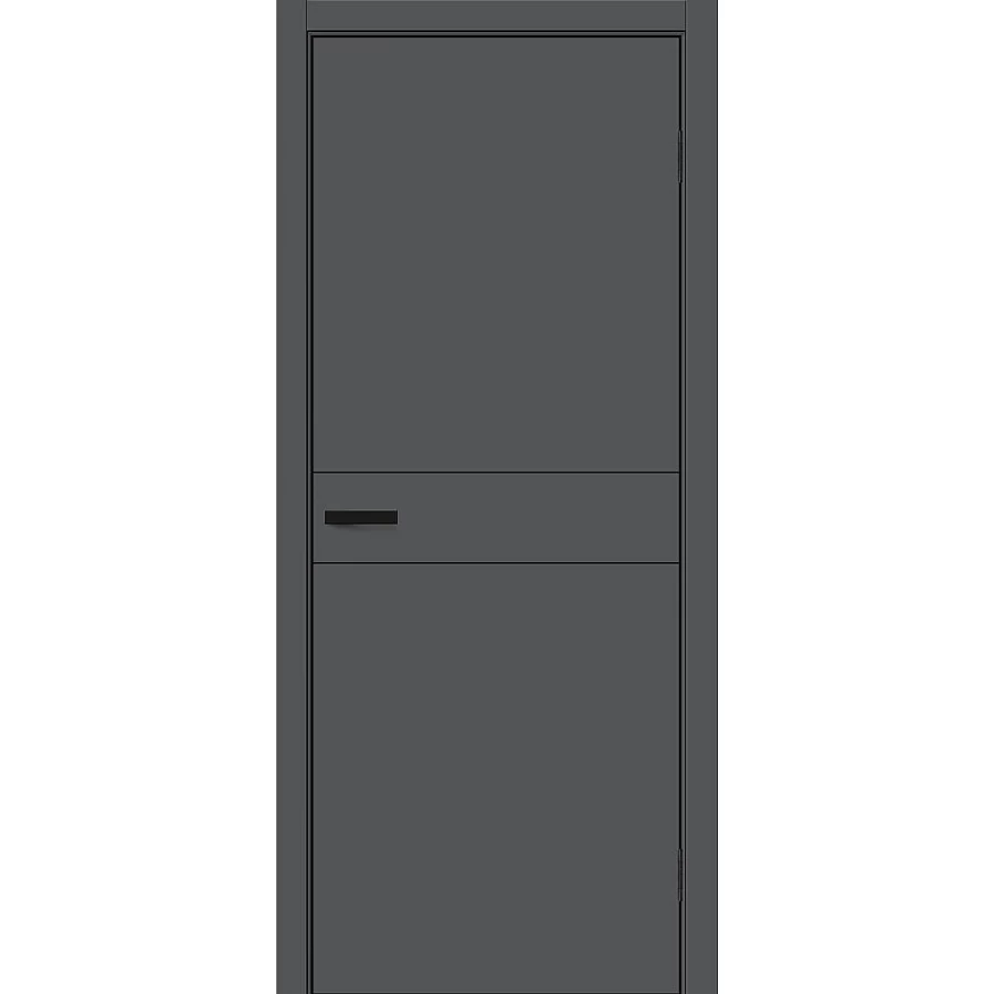 Межкомнатная дверь Bravo Браво-0.24 П 230x90 экошпон Bravo A полотно глухое цвет Stormy Silk