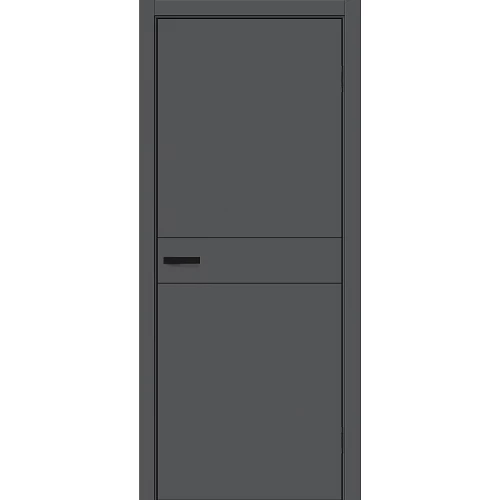 Межкомнатная дверь Bravo Браво-0.24 П 230x90 экошпон Bravo A полотно глухое цвет Stormy Silk