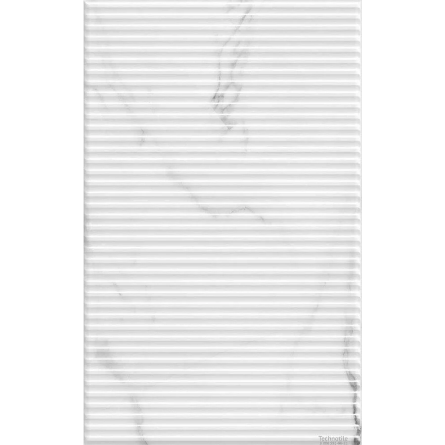 Плитка настенная Шахтинская плитка Арко низ 02 глянцевая белая 010100001581 40х25 см