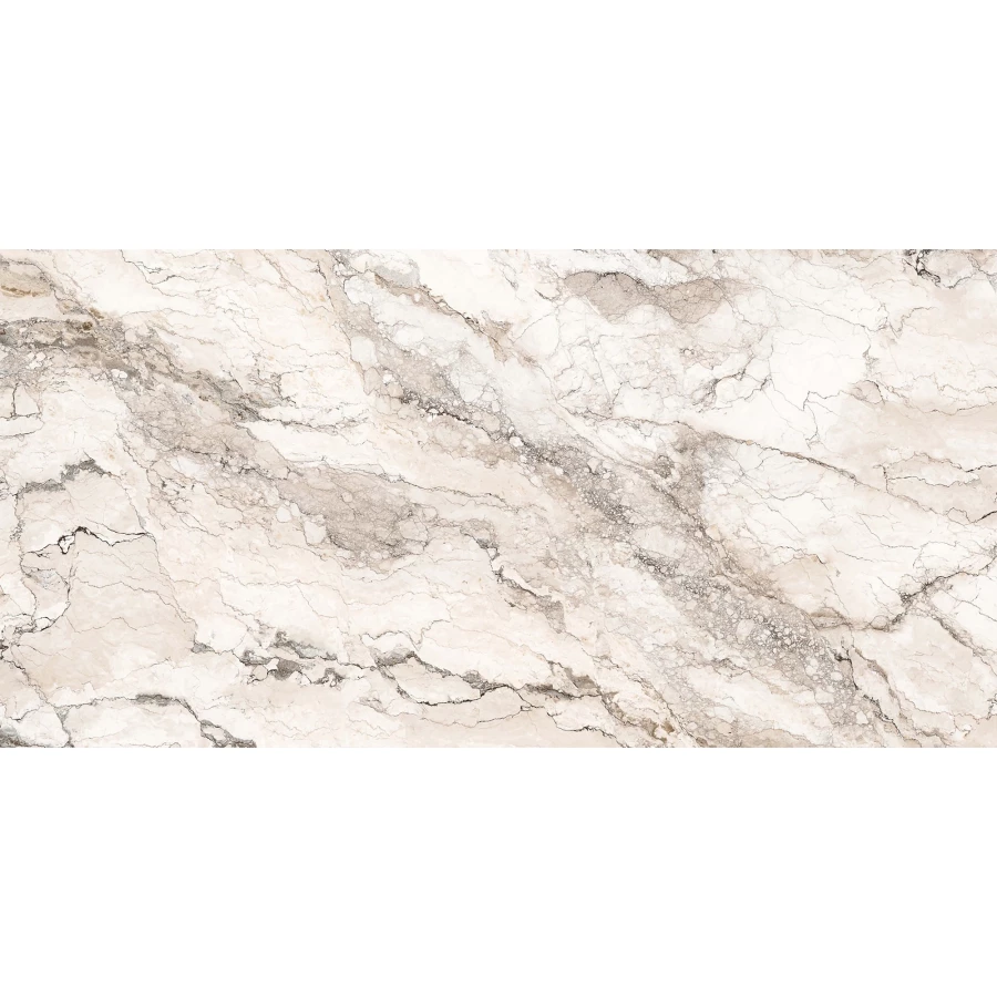 Керамогранит Realistik Rock Penguin White Carving матовый бежевый 160х80 см