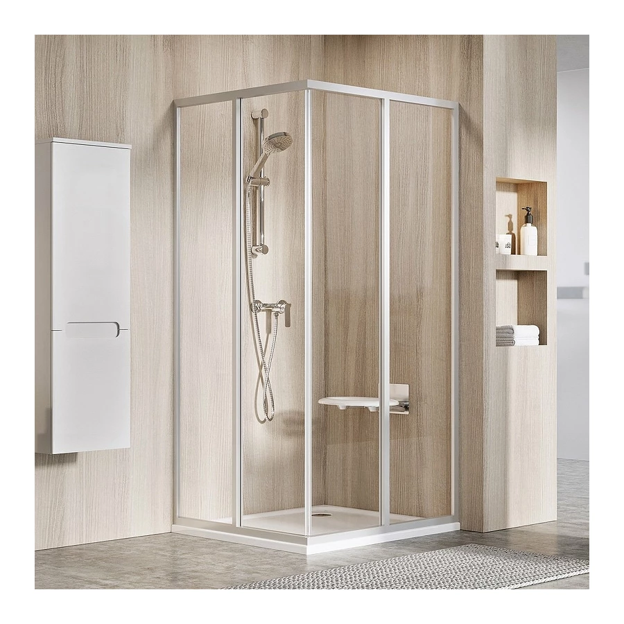 Дверь для комбинации со второй дверью Ravak Supernova srv2 сатин transparent 14v30uo2z1 75 см