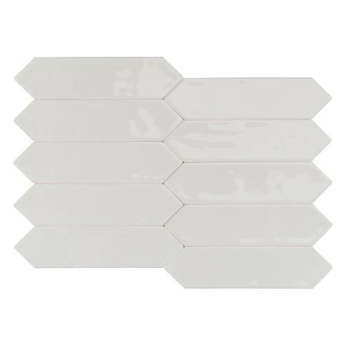 Плитка настенная Smile Tile Пикет Григио / Picket Grigio глянцевая серая 81262492 30х7,5 см