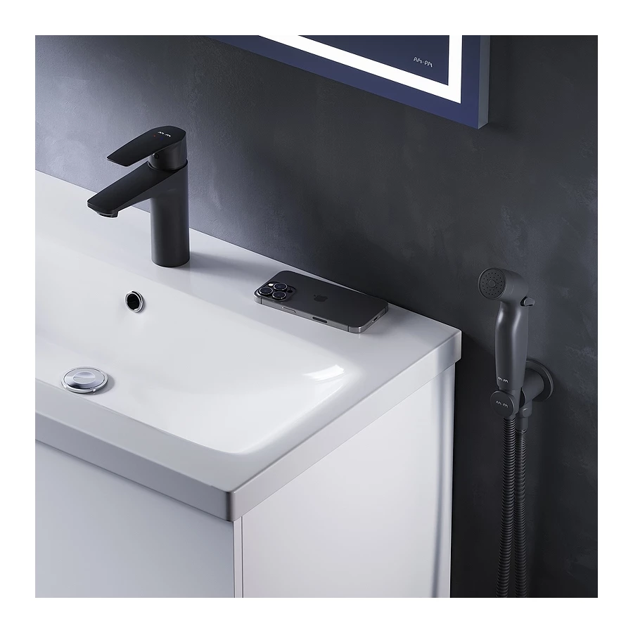 Смеситель для раковины Am Pm Gem с гигиеническим душем F90A03022