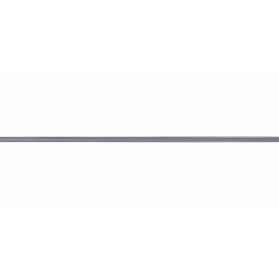 Бордюр керамический Global Tile Listello GTS12500CS серебро 50*1,2 см