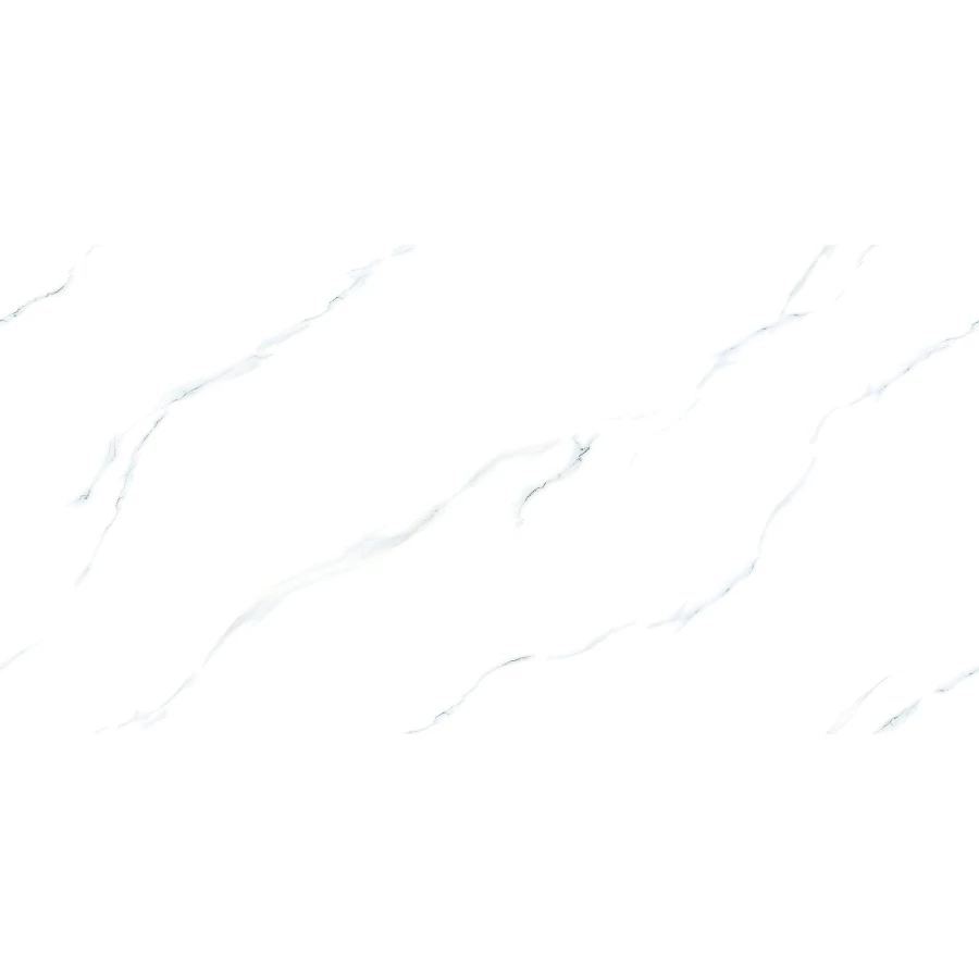 Керамогранит lamore Ceramic Gloss 60х120 Linux White глянцевый белый 60/120-033 120х60 см