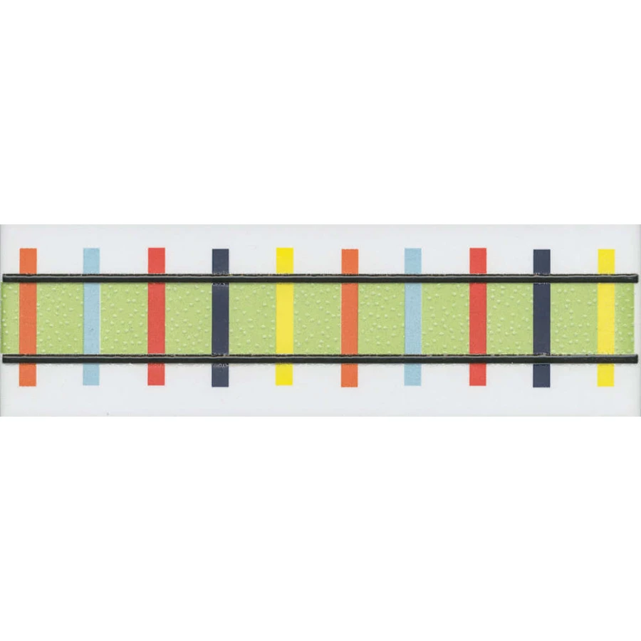 Бордюр Kerama Marazzi Альпаки 2 полуматовый зеленый OP/A216/5009 20x6,3 см