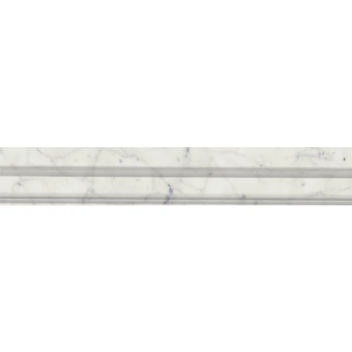 Бордюр Italon Шарм Экстра Каррара Лондон / Charme Extra Carrara London белый 600090000484 30х5 см
