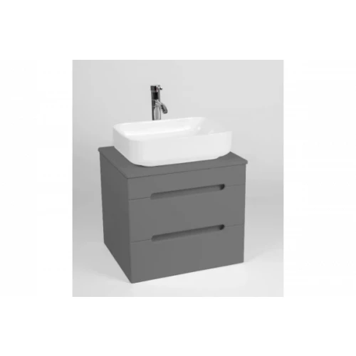 Тумба Viant Марсель Cомо 70 2 ящика подвесная графит VMAR70COG-T2YP 42.5х65.5х50 см