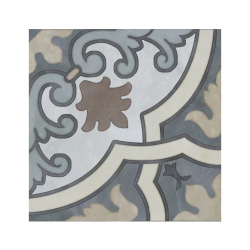 Декор Kerama Marazzi Про Чементо 3 матовый синий VT/A604/DD1736R 40,2x40,2 см