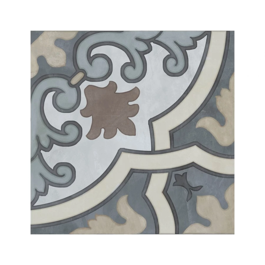 Декор Kerama Marazzi Про Чементо 3 матовый синий VT/A604/DD1736R 40,2x40,2 см