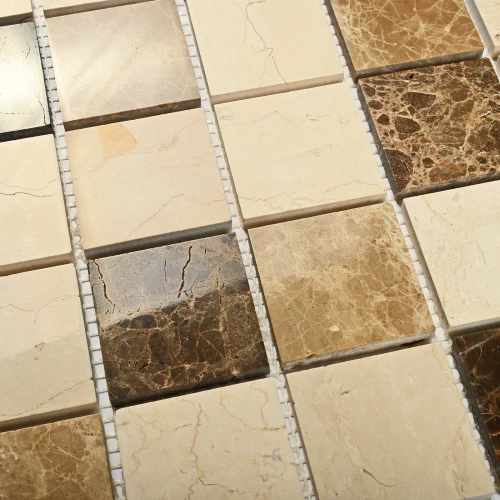 Мозаика Bonaparte Каменная мозаика Garda 48х48 матовая бежевая 30,5х30,5 см