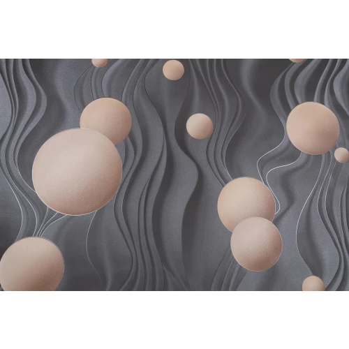 Обои флизелиновые Palitra Home HomeColor Soda черные HC72061-48 1,06х10,05 м