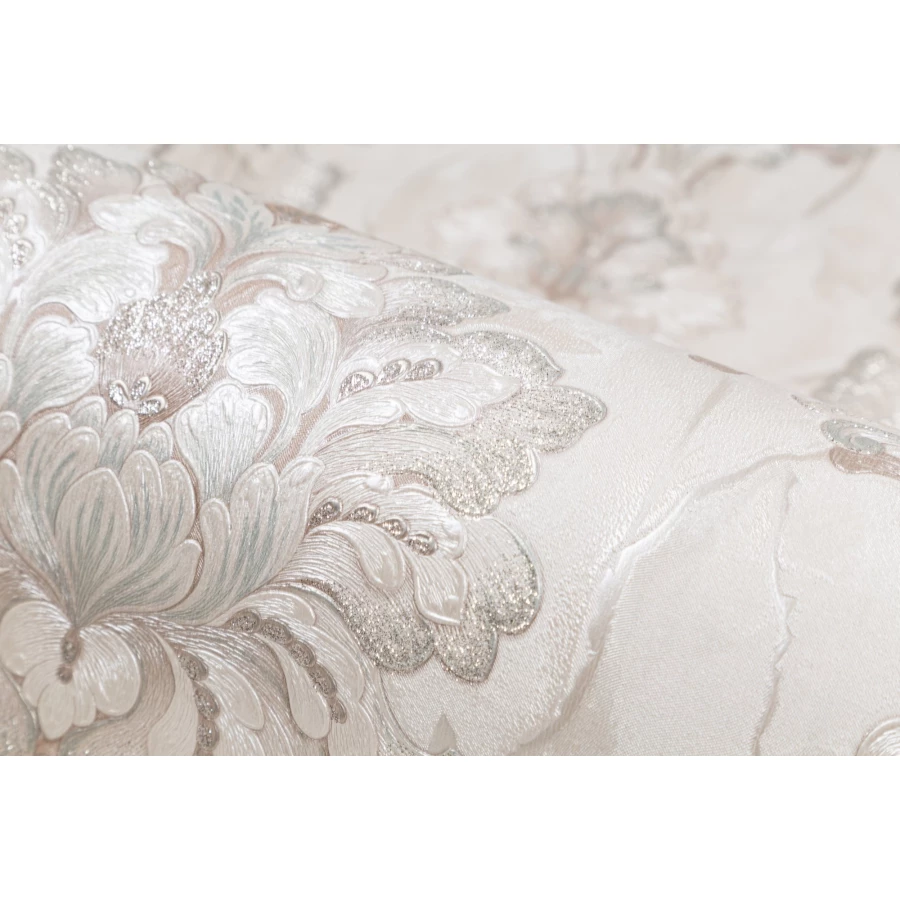 Обои флизелиновые Palitra Life Bergamo Палитра белые PL72287-12 1,06х10,05 м