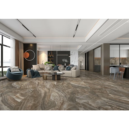 Керамогранит Basconi Home Onyx коричневый BHC-6002 120х60 см