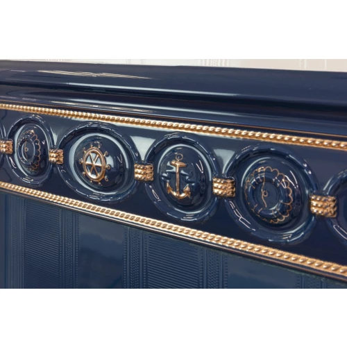 Бордюр Maritima Ceramics Rumbo Cenefa Deriva Aqua СБ 052 30х15 см