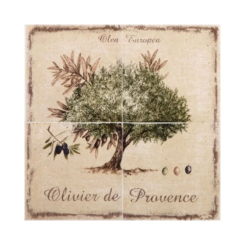 Панно Kerama Marazzi Прованс оливковое дерево 19,6х19,6