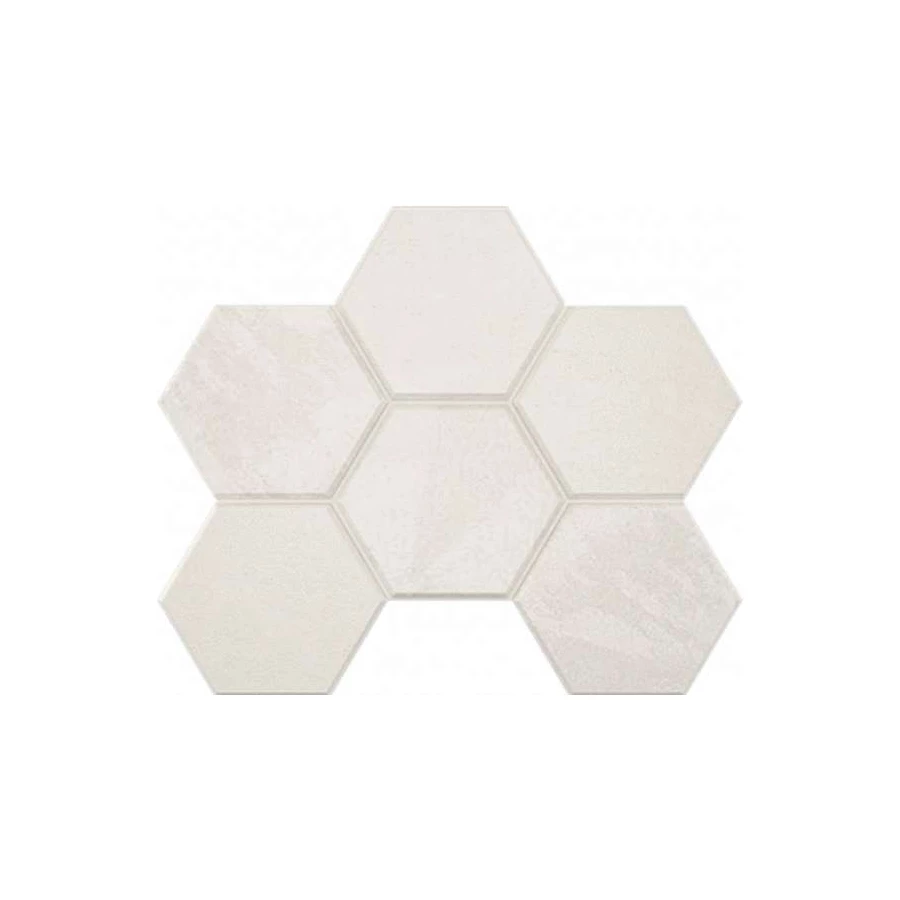 Мозаика Estima Luna Terra LN00 TE00 Hexagon неполированная 39616 39616 28,5х25 см