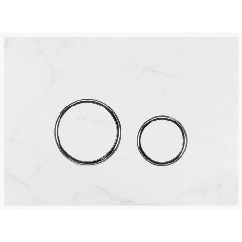 Каменная клавиша смыва Lavinia Boho RelFix 38050904, c антибактериальным покрытием SanitiZed, цвет statuary