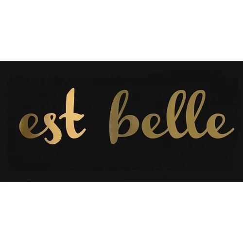 Декор Kerama Marazzi Этуаль Est belle черный 7,4х15 см