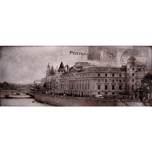 Декор Ceramika Konskie Postcard grey 2 20х50 см