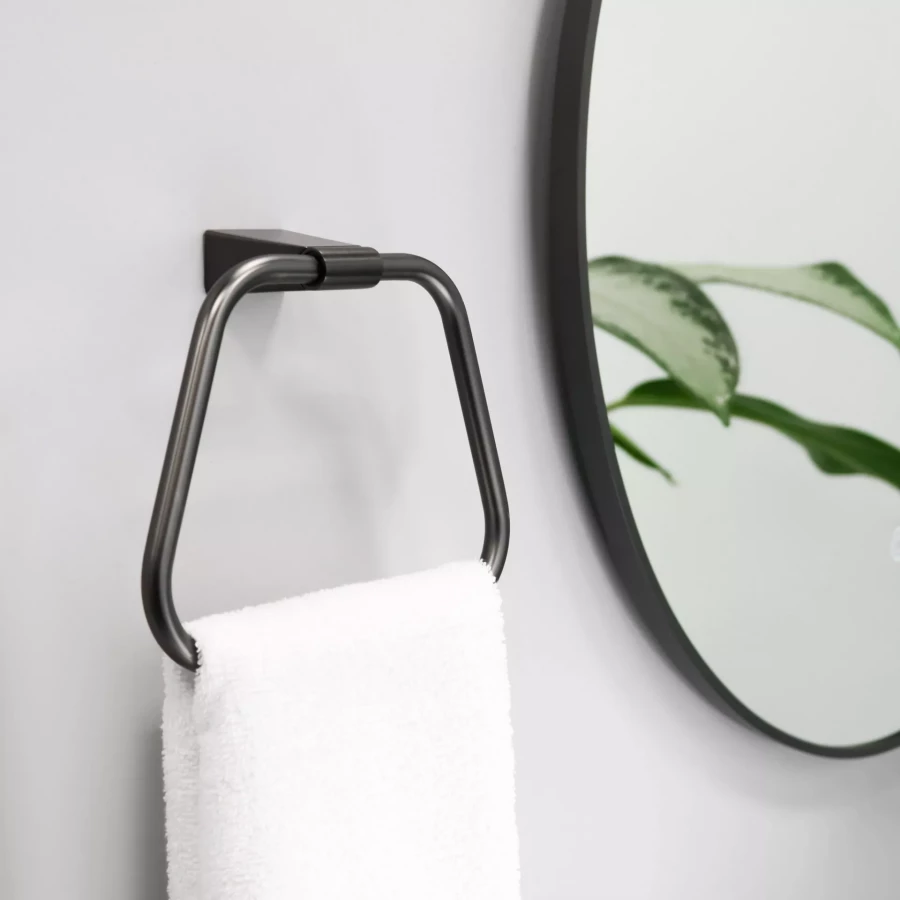 Зеркало Fixsen led с подсветкой круглое графит FX-1060F 60х60 см