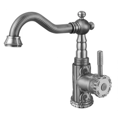 Смеситель для раковины Zorg A 114U-SL серебро