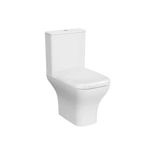 Напольный безободковый унитаз Vitra Polar двурежимный механизм смыва дюропластовое сиденье микролифт 9843B003-7201 84х38 см