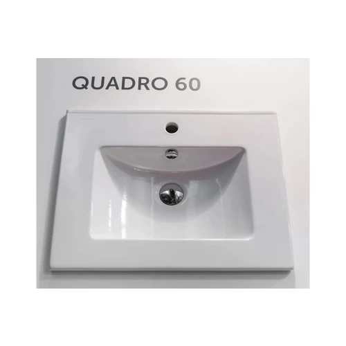 Умывальник Sanita Luxe Quadro 60 QDR60SLWB01 60x20 см
