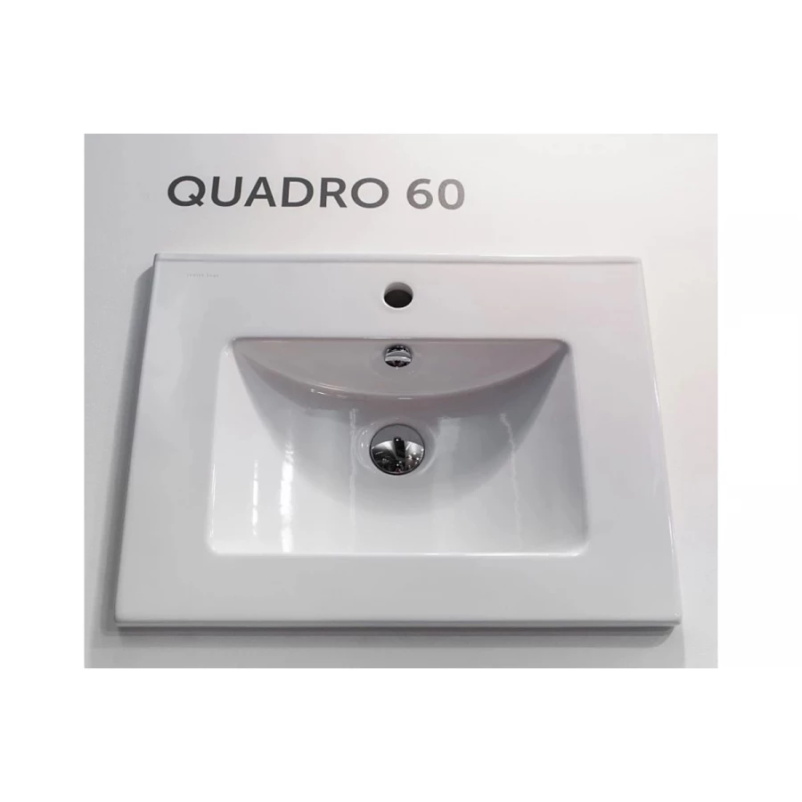 Умывальник Sanita Luxe Quadro 60 QDR60SLWB01 60x20 см